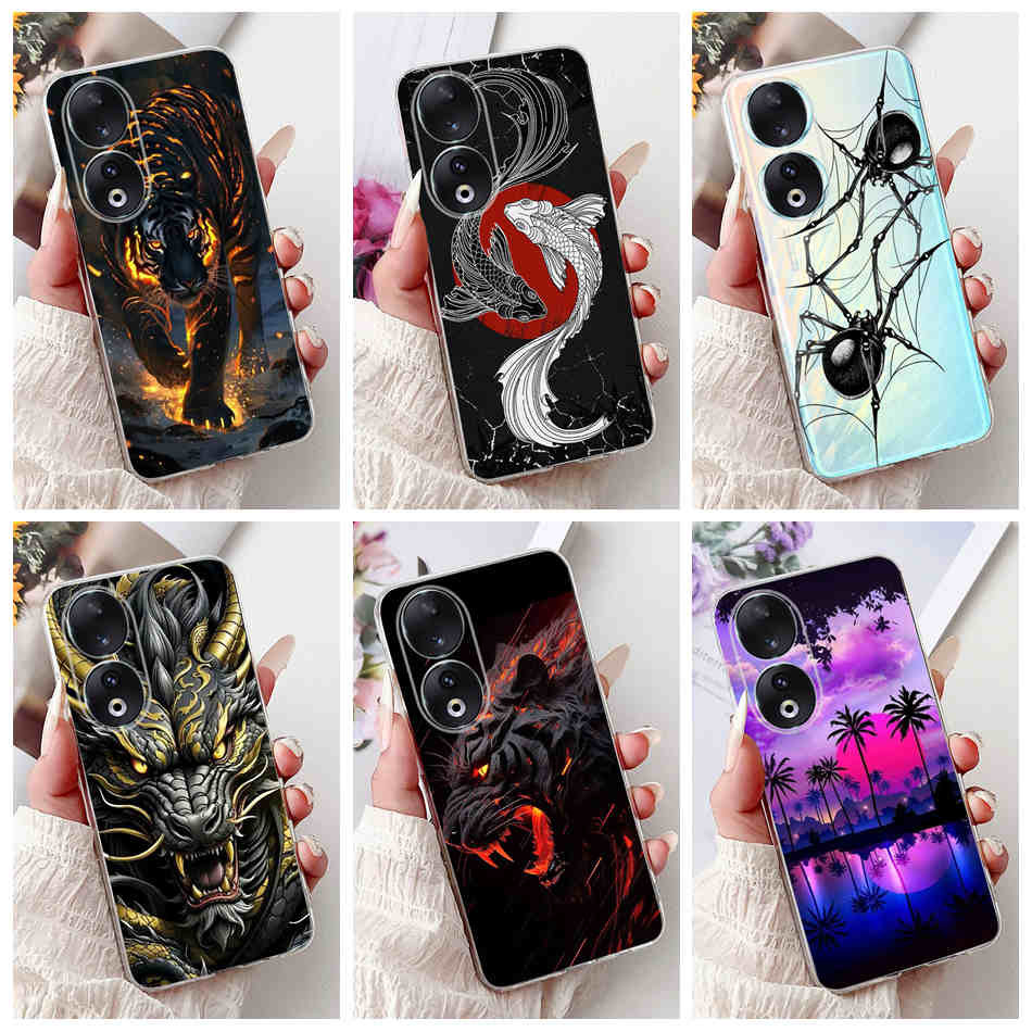 Honor 90 5G / Honor 90 Pro 5G Vỏ điện thoại TPU trong suốt bằng silicon mềm thời trang mới Honor90 9