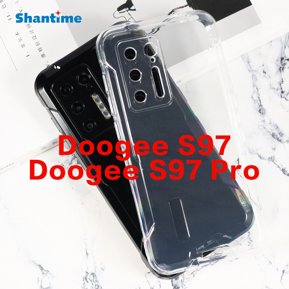 Ốp điện thoại Doogee S97 Pro, Ốp điện thoại mềm Ốp điện thoại silicon chống sốc Vỏ bảo vệ toàn thân 