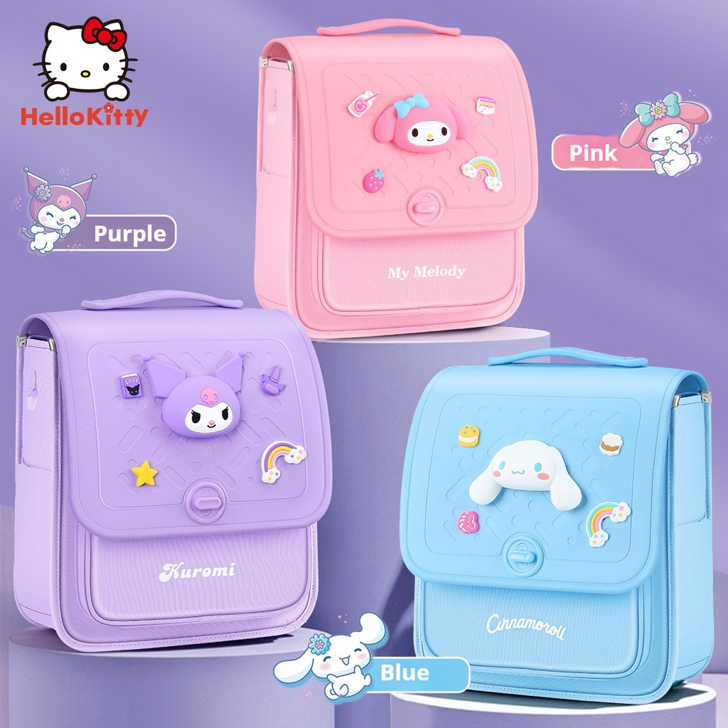 Mới Sanrio Học Sinh Schoolbag, Học Sinh Tiểu Học Bé Gái Giảm Burden Ridge Bảo Vệ Bé Gái Trẻ Em Ba Lô