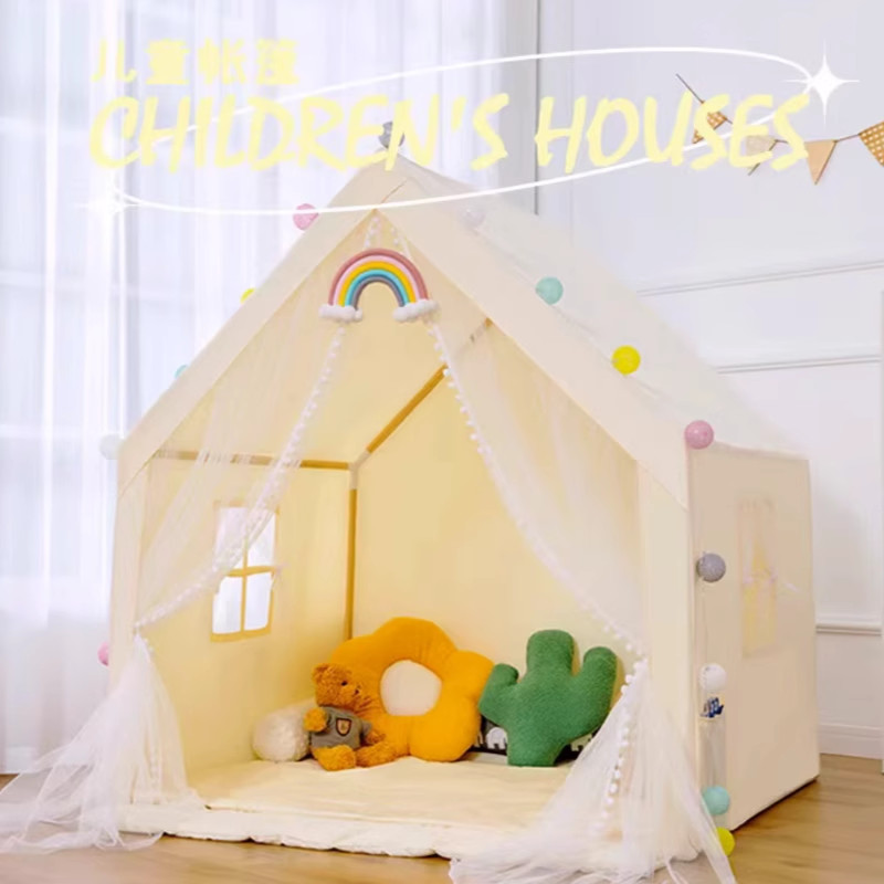 Lều trẻ em Harry Bear trong nhà phong cách ins Home Baby Princess House Boys and Girls Toys Playhous
