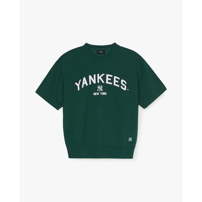 MLB - Áo thun unisex cổ tròn tay ngắn Varsity Lettering_3ARSV0153-50GND
