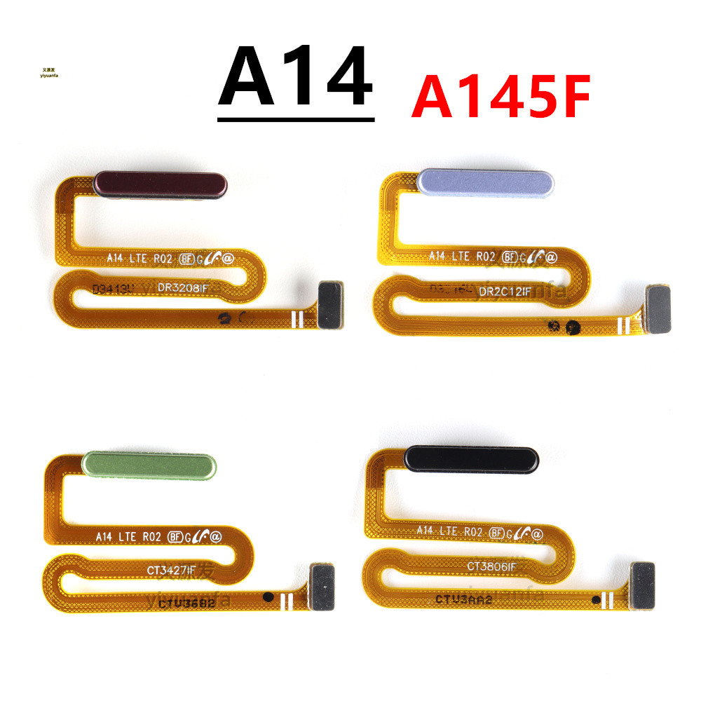 Nút Home Vân Tay Cho Samsung Galaxy A14 SM-A145F A145F Cảm Biến ID Cảm Ứng Cáp Mềm Điện Thoại Thông 