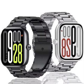 Dây đồng hồ kim loại cho Xiaomi Redmi Watch 4/5 2025, thép không gỉ