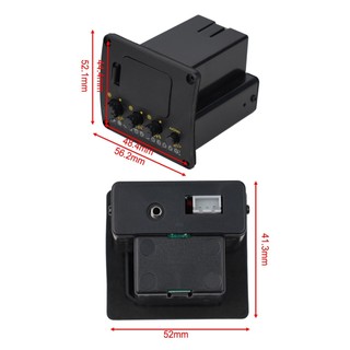 Perform with Confidence using this Professional Acoustic Guitar Pickup EQ System[EXQU]