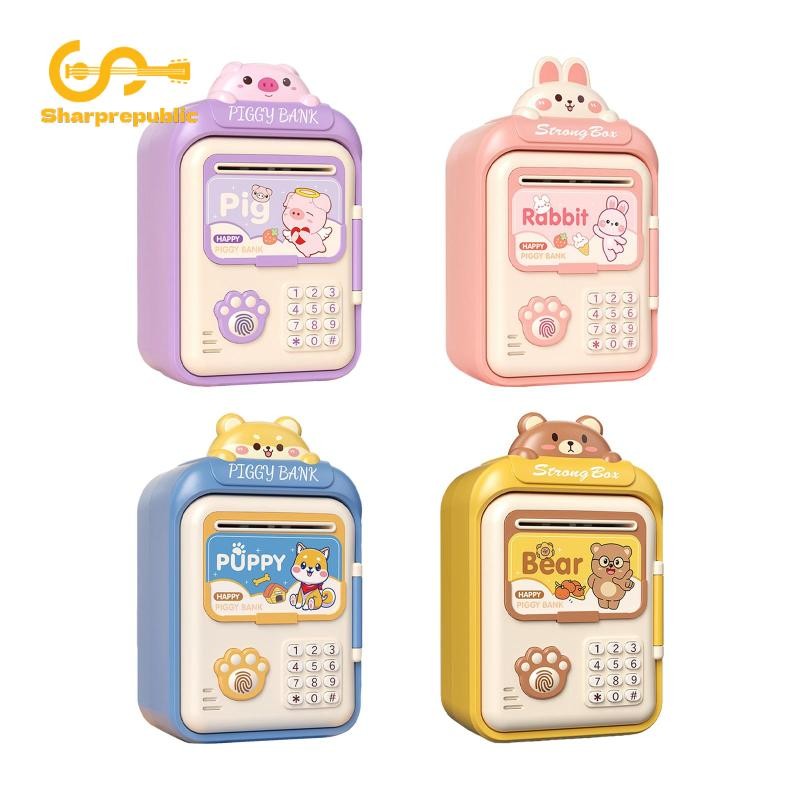 Máy tiết kiệm ATM điện tử Sharprepublic Hộp tiết kiệm tiền điện tử cho trẻ em