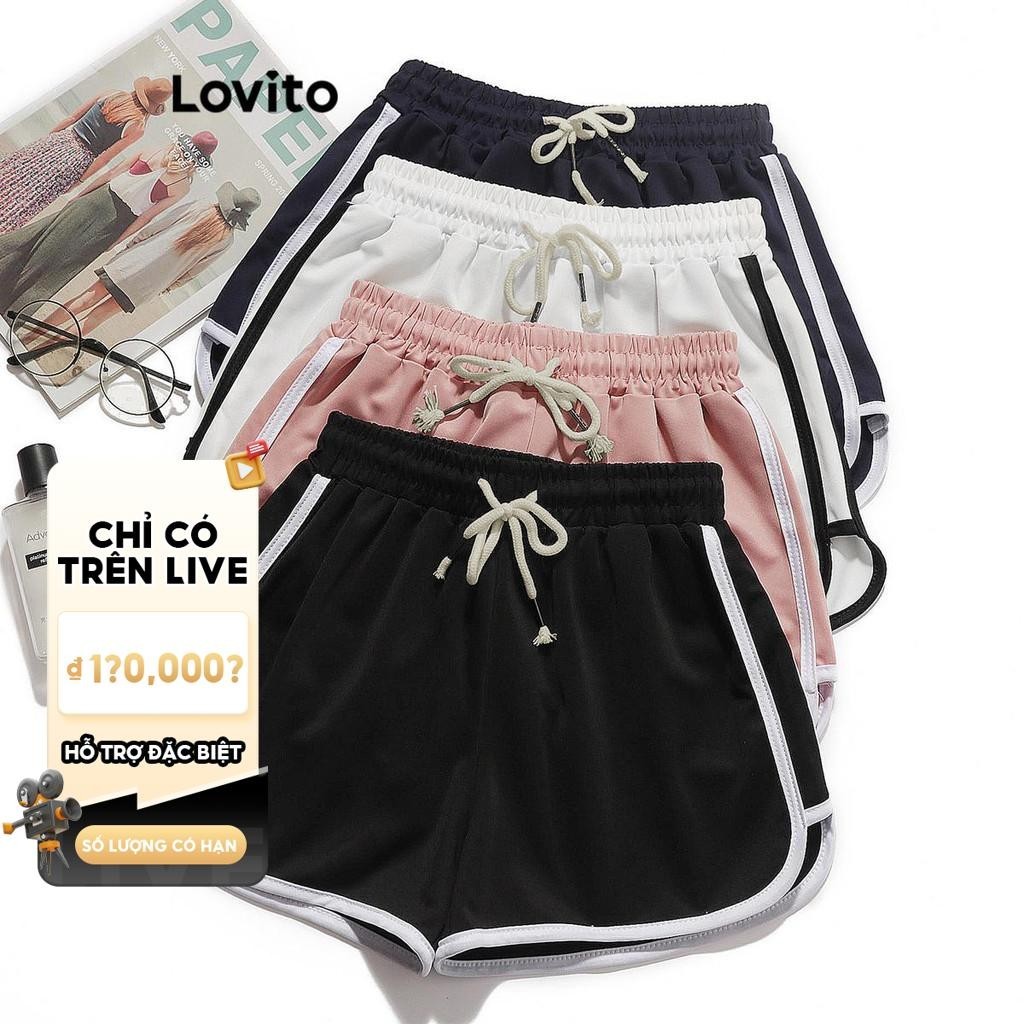 Live Hosts' pick - Quần Short Thể Thao Nữ Phối Viền Tương Phản LNL47151