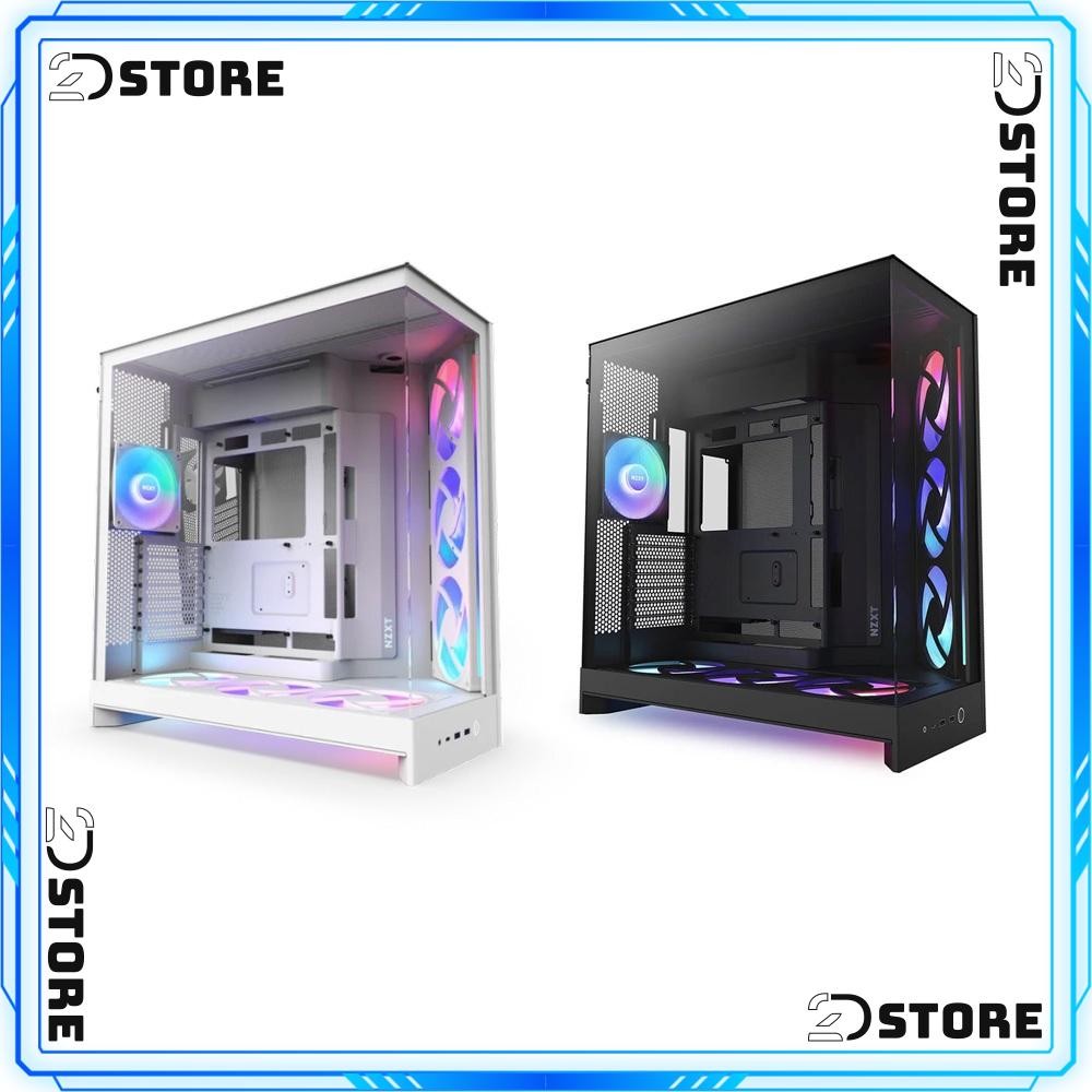 Vỏ case máy tính NZXT H9 FLOW RGB PLUS 2025 (MID TOWER)