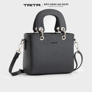  Túi Trita  Thời trang nữ quai bản to phối khoen kim loại cỡ nhỏ - Túi xách da RTX24  