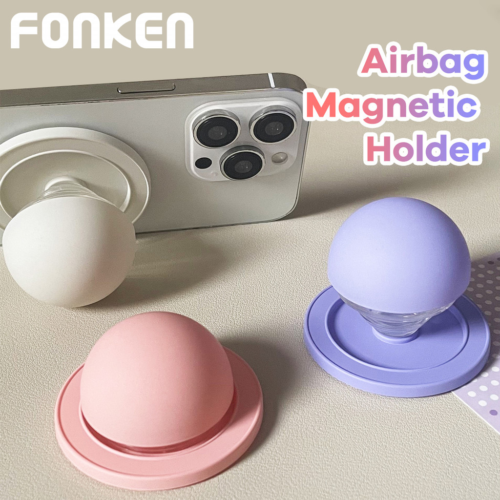 Fonken Magsafe Từ Griptok Giá đỡ có thể gập lại Túi khí Ổ cắm Giá đỡ điện thoại