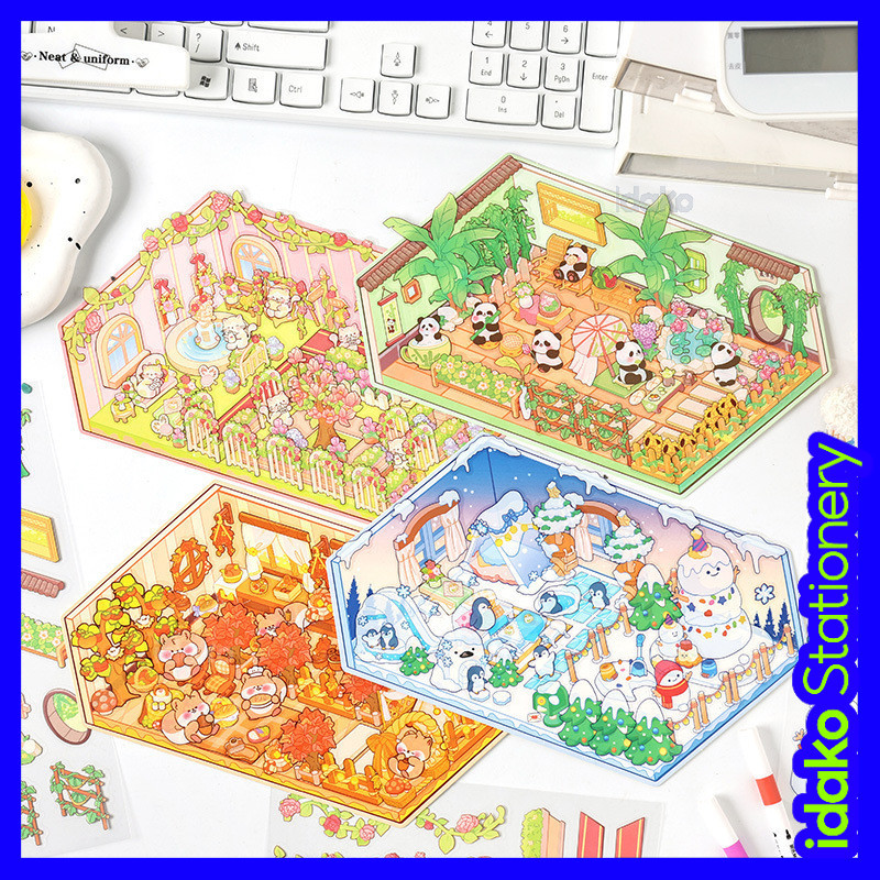 Idako [Fantasy Four Seasons Series] Phim hoạt hình 3D cảnh quan thu nhỏ SS272
