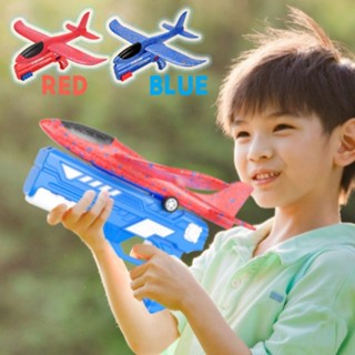 Đồ Chơi Bắn Máy Bay Phát Sáng, Xốp Máy Bay Ném Tay Loại, Súng Phóng Máy Bay