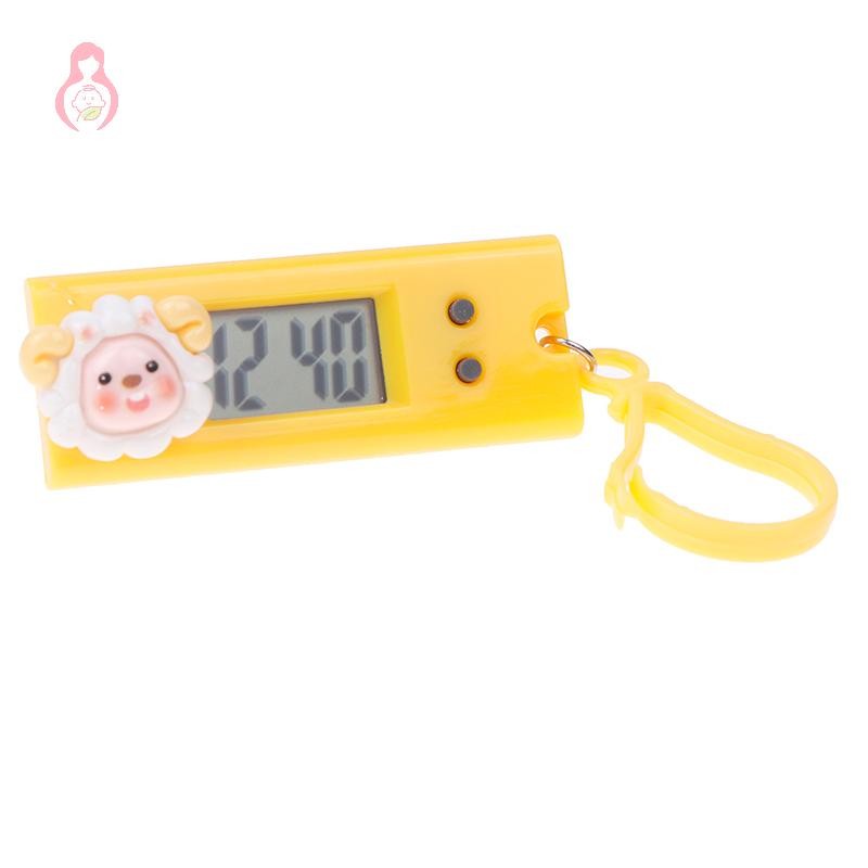 [Mmbb] Đồng hồ điện tử kỹ thuật số im lặng di động cho thư viện học kỳ thi học sinh Đồng hồ bỏ túi Mini Đèn nền xanh Màn hình LCD OHG