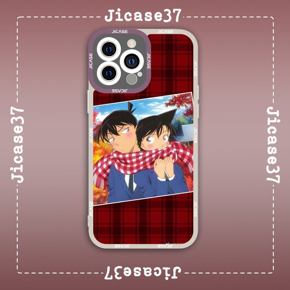 Ốp lưng iPhone Cạnh Vuông Samsung Xiaomi Oppo Anime Họat hình Detective Conan Thám tử lừng danh cona