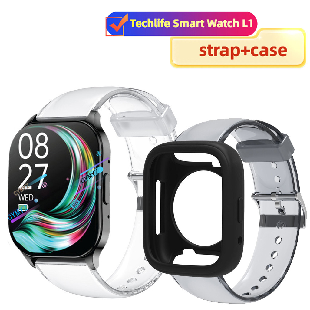 Techlife Smart Watch L1 case Bảo vệ màn hình Techlife t Watch L1 Dây đeo silicon Techlife Smart Watc