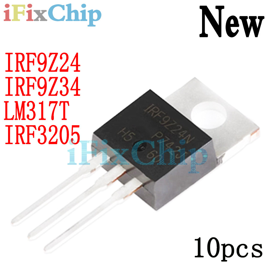 10% IRF9Z24 IRF9Z34 IRF3205 LM317T Transistor TO-220 IRF9Z24N
