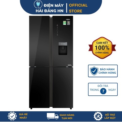 Tủ lạnh Aqua Inverter 456 lít AQR-IGW525EM GB Điện Máy Hải Đăng Hn