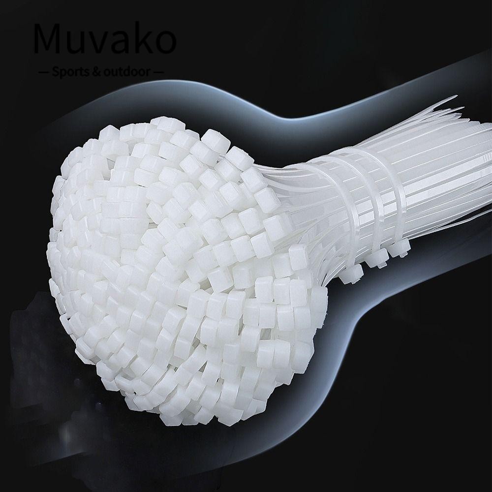 MUVAKO Nylon Cable Tie Buckle, Cable Tie Retainer Self Locking Heavy Duty Nylon Zip Ties, Sáng Tạo Đ