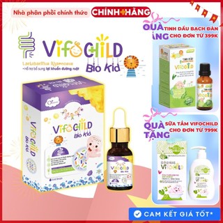 Men vi sinh VIFOCHILD 5ml Bio Kid Giúp hệ tiêu hóa của bé luôn khỏe mạnh Baby 3