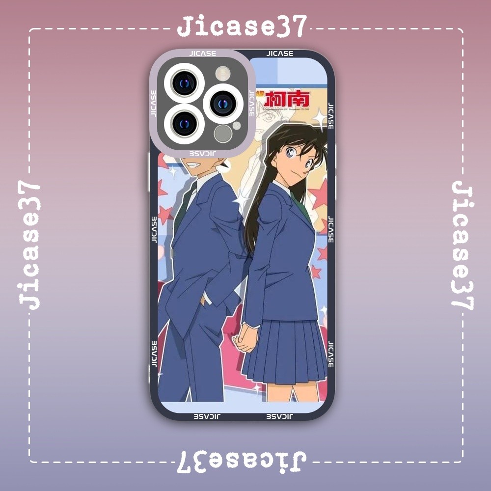 Ốp lưng iPhone Cạnh Vuông Samsung Xiaomi Oppo Anime Họat hình Detective Conan Thám tử lừng danh cona