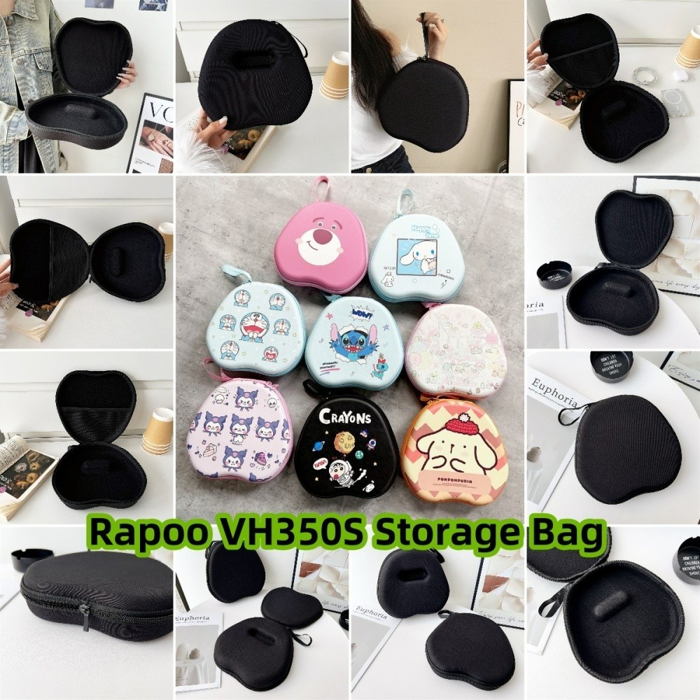Dành Cho Rapoo VH350S Vỏ Tai Nghe Chống Rơi Phim Hoạt Hình EVA Earpads Vỏ Hộp Tai Nghe Túi Bảo Quản