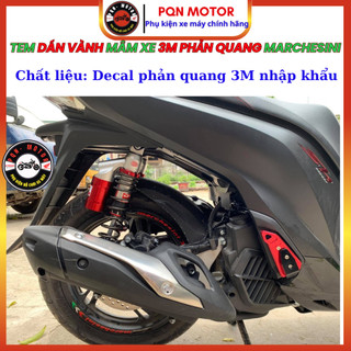 Tem Dán Vành (Mâm) MARCHESINI 3M Phản Quang Cực Chất – Bám Dính Tốt, Bền Màu, Tăng Thẩm Mỹ Xe Máy