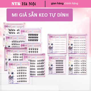  Lông Mi Giả Sẵn Keo Tự Nhiên Mi Cáo Mi Thỏ trắng Không Cần Keo Tự Dính Meijeshangpin 