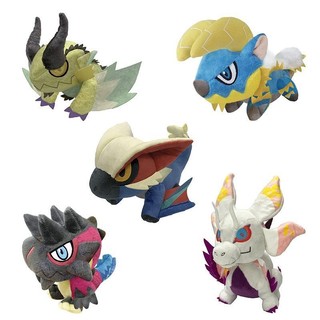 [Cash commodity and quick delivery]Monster Hunter Plush Doll Q Version Male Fire Dragon Prison Wolf Dragon Puff Dragon Tianxiaolong Toy, Toy Figurine, Doll JZIE