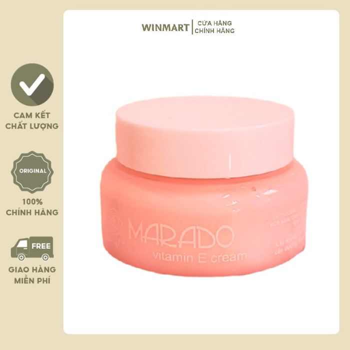 Kem dưỡng ẩm Marado Vitamin E hương Hoa Hồng 80g