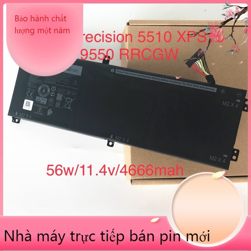 Pin mới cho Dell Precision 5510 XPS15 9550 RRCGW P56F Pin máy tính xách tay