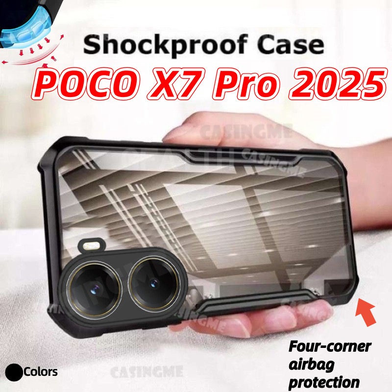 Poco X7 Pro 2025 Túi Khí Trong Suốt Vỏ Điện Thoại Cho POCO X7 Pro 5G X7Pro PocoX7Pro PocoX7 7XPro X 