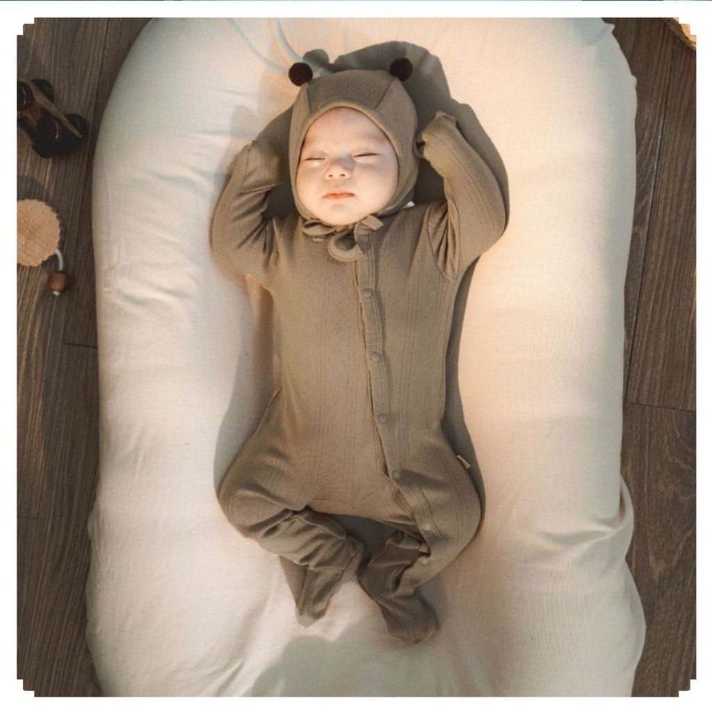 BU Baby (NB-3M) Set Body dài tay liền tất BU Siro BSR210803 -  sơ sinh  | Quần áo Bubaby chính hãng