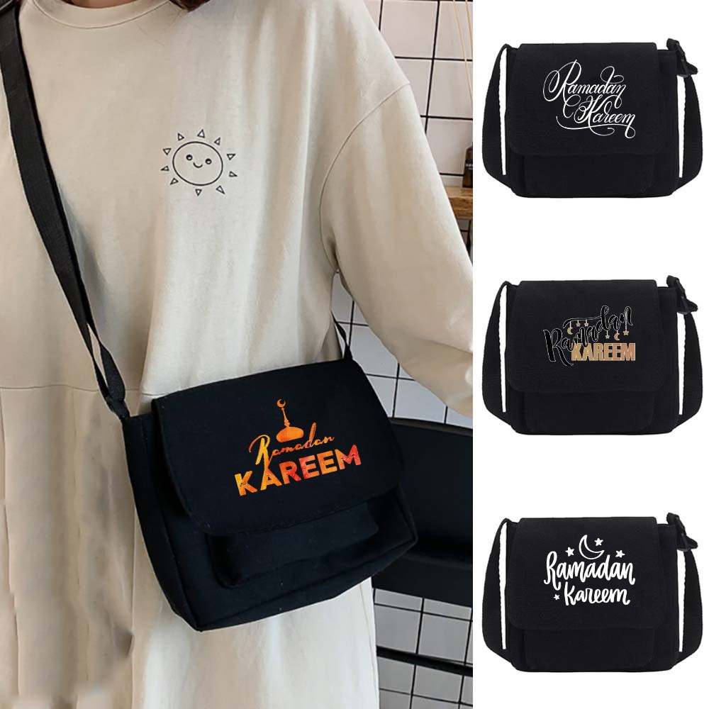 Convenient messenger bag, mobile phone lipstick storage bag Large travel bag Ramadan Series Muslim's