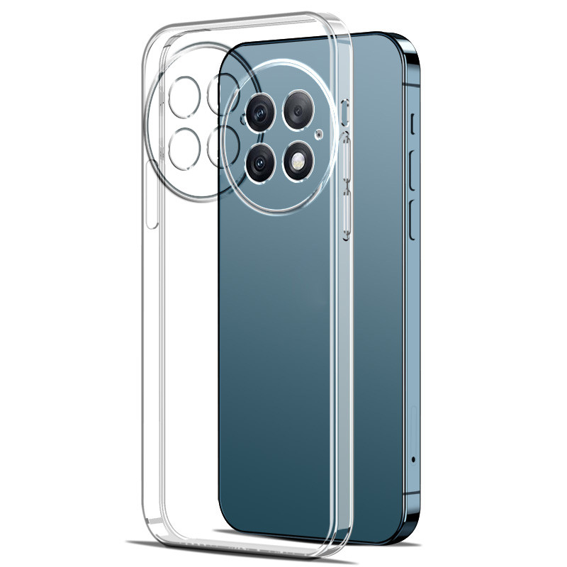 Dành Cho OnePlus Ace5pro OnePlus ace5 Oneplus1 + ace5 Ốp Lưng Silicon Vuông Trong Suốt Chống Sốc Bảo