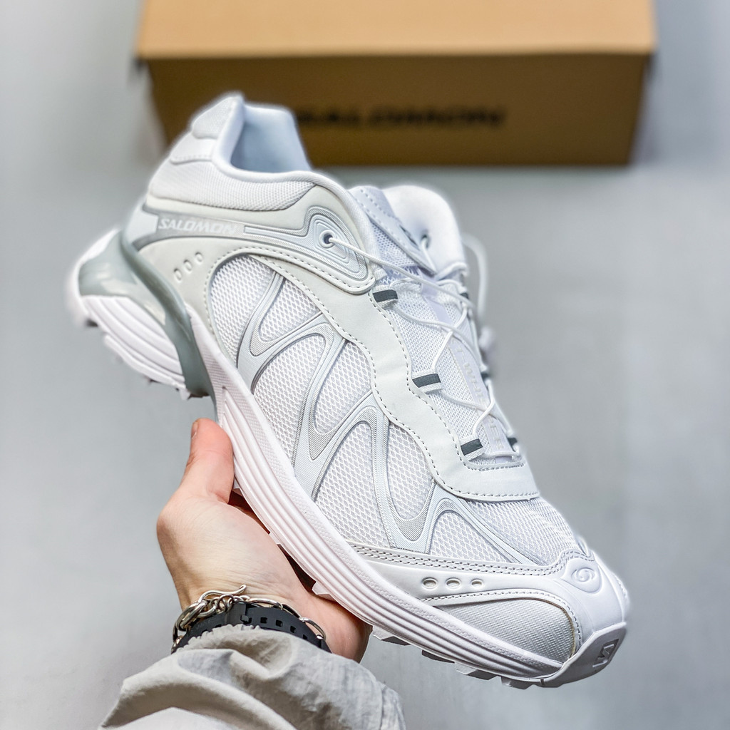 Giày chạy bộ Salomon XT-WHISPER kẻ sọc thiên niên kỷ, chống trơn trượt, phù hợp nam nữ