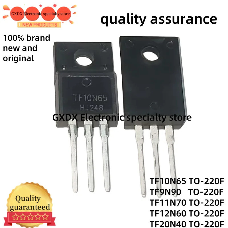 1-5 CÁI TF9N90 9N90 TF10N65 10N65 TF11N70 11N70 TF12N60 12N60 TF20N40 20N40 TO-220F MOS bóng bán dẫn