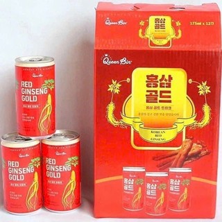 [DATE MỚI] Nước Hồng Sâm Lon Nguyên Chất Hàn Quốc, Hộp 12 lon * 175ml