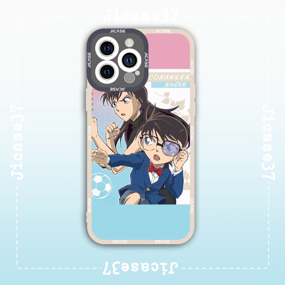 Ốp lưng iPhone Cạnh Vuông Samsung Xiaomi Oppo Anime Họat hình Detective Conan Thám tử lừng danh cona
