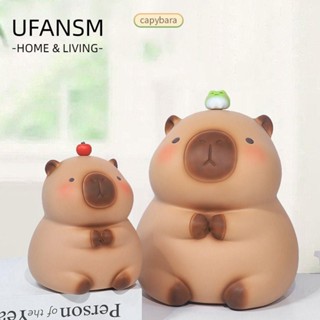 Ufasm Capybara Heo Đất, Phim Hoạt Hình Để Bàn Thủ Công Chuột Lang Heo Đất, Trang Trí Nhà Cửa Dung Tích Lớn Quà Tặng Trẻ Em Tiết Kiệm Tiền Ngân Hàng