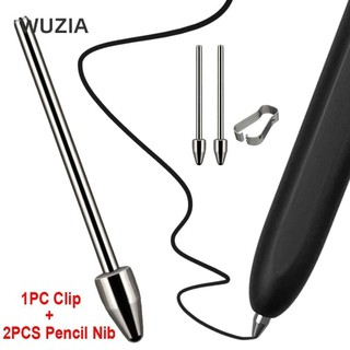 Wuzia Touch Stylus Tip, Hợp kim titan có thể thay thế ngòi bút chì, Bộ công cụ nhíp chống mài mòn máy tính bảng bạc cho Galaxy Tab S7 / S8 / S9 + S23 Note20