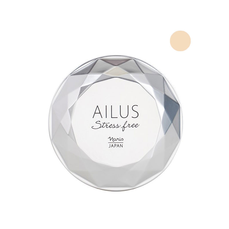 Phấn Phủ Trang Điểm Naris Cosmetic Ailus SPF30 PA+++ 01 Light Purple Stress Free Face Powder 12g