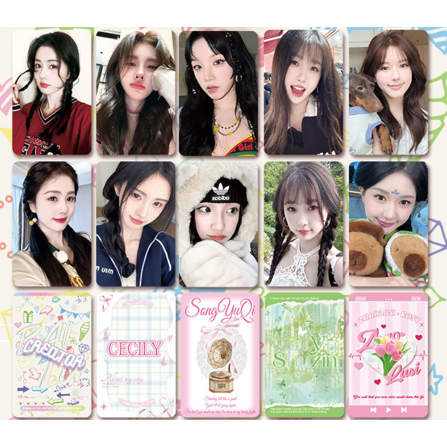 5-7 Chiếc Phim Diễn Viên Bai Lu Lomo Thẻ Ánh Trăng Huyền Bí Yuqi Bưu Thiếp Hương Thơm Vĩnh Cửu Kiku 