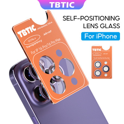 TBTIC Cho iPhone 16E 16 15 14 13 12 11 Pro Max Plus Mini Kính Cường Lực Bảo Vệ Ống Kính Máy Ảnh Bảo Vệ Toàn Diện Thiết Kế Độc Quyền Độ Cứng 10H