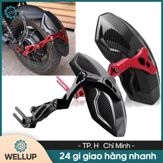 Dè chắn bùn vân carbon v3 CNC loại xịn cho xe điện sợi cacbon