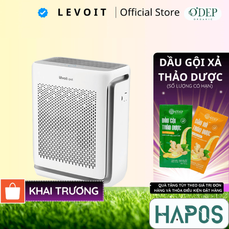 Máy lọc không khí Levoit Vital 100S 52m2 | Khử mùi diệt khuẩn | Hút lông thú cưng cực mạnh - HAPOS HSA