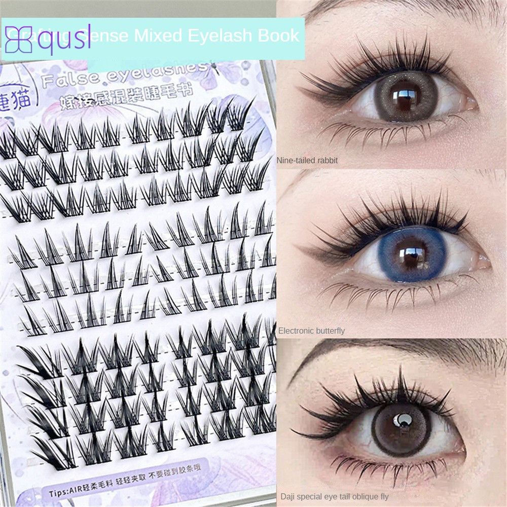 Korean Claw Cat Mixed Eyelash Book Cool Sense Rabbit Fox Combination Nuwa Bianfei Cartoon False Eyel