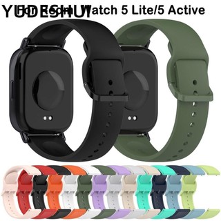 Vòng đeo tay đồng hồ YudhUI, Phụ kiện Dây đeo silicon đầy màu sắc, Dây đeo cổ tay có thể điều chỉnh thay thế cho đồng hồ thông minh Redmi Watch 5 Lite / 5 Active