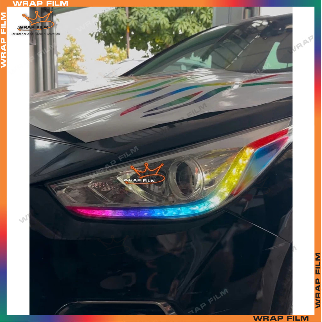 Tem dán đổi màu đèn Hyundai Accent