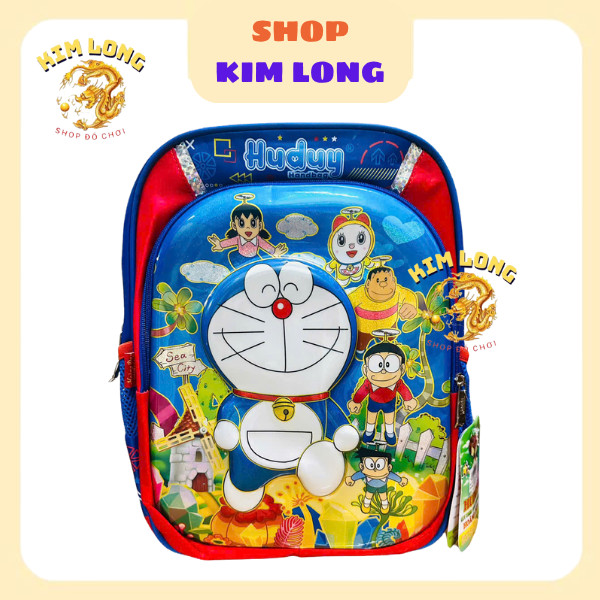Balo / Cặp đi học hình Doremon cho bé trai cấp 1 tiểu học Lớp 1 2 3 4 5 SẴN HCM