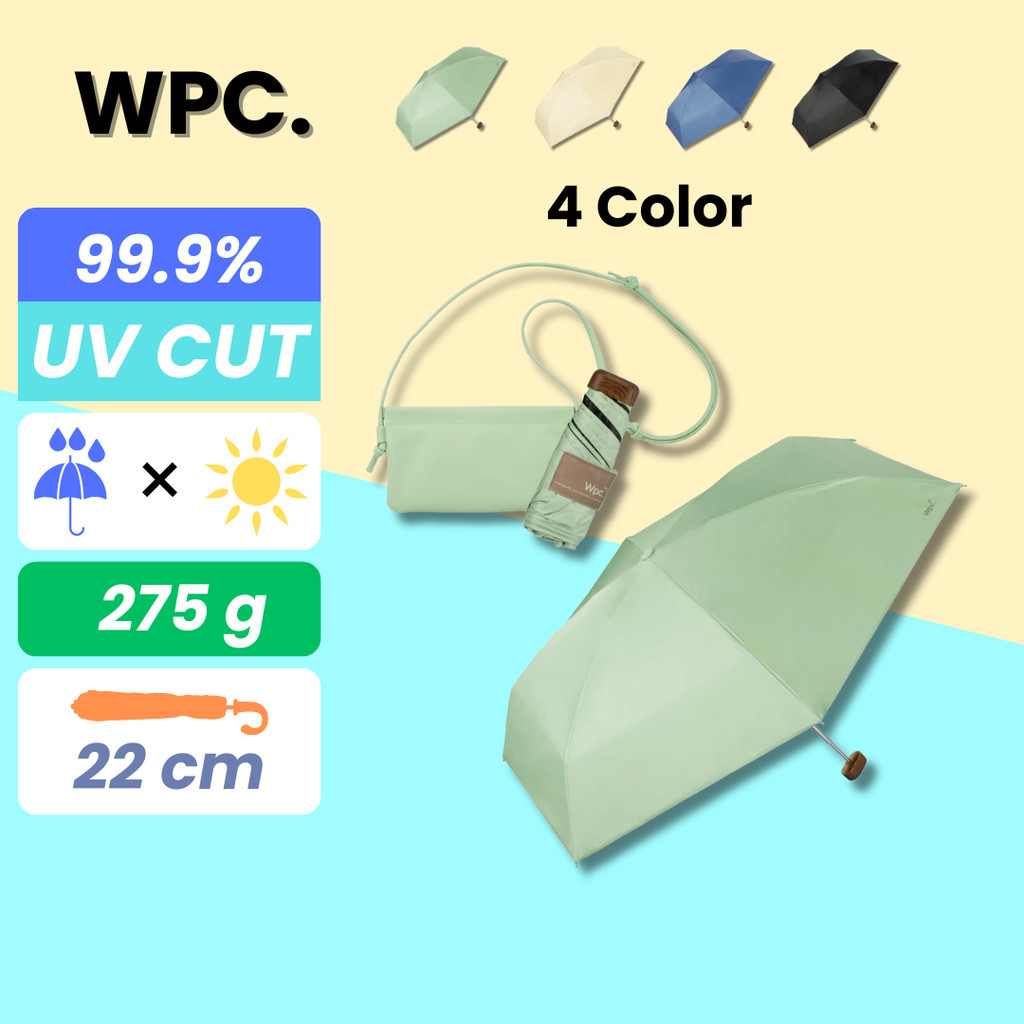 2025 Wpc Sunshade Noble Basic Mini Umbrella Stylish Women's Leather Tote Bag