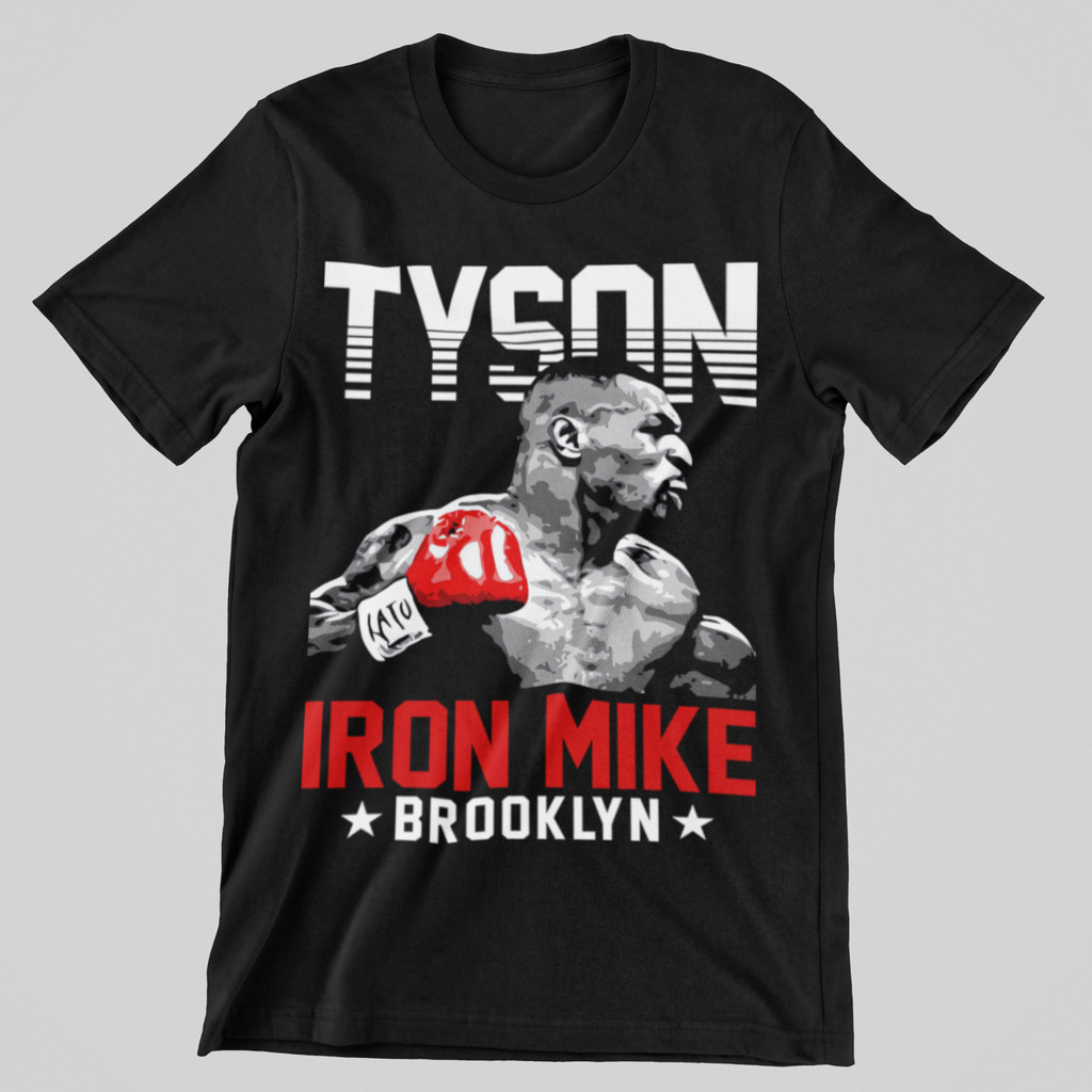 Áo thun retro họa tiết Iron Mike Tyson, chất liệu cao cấp
